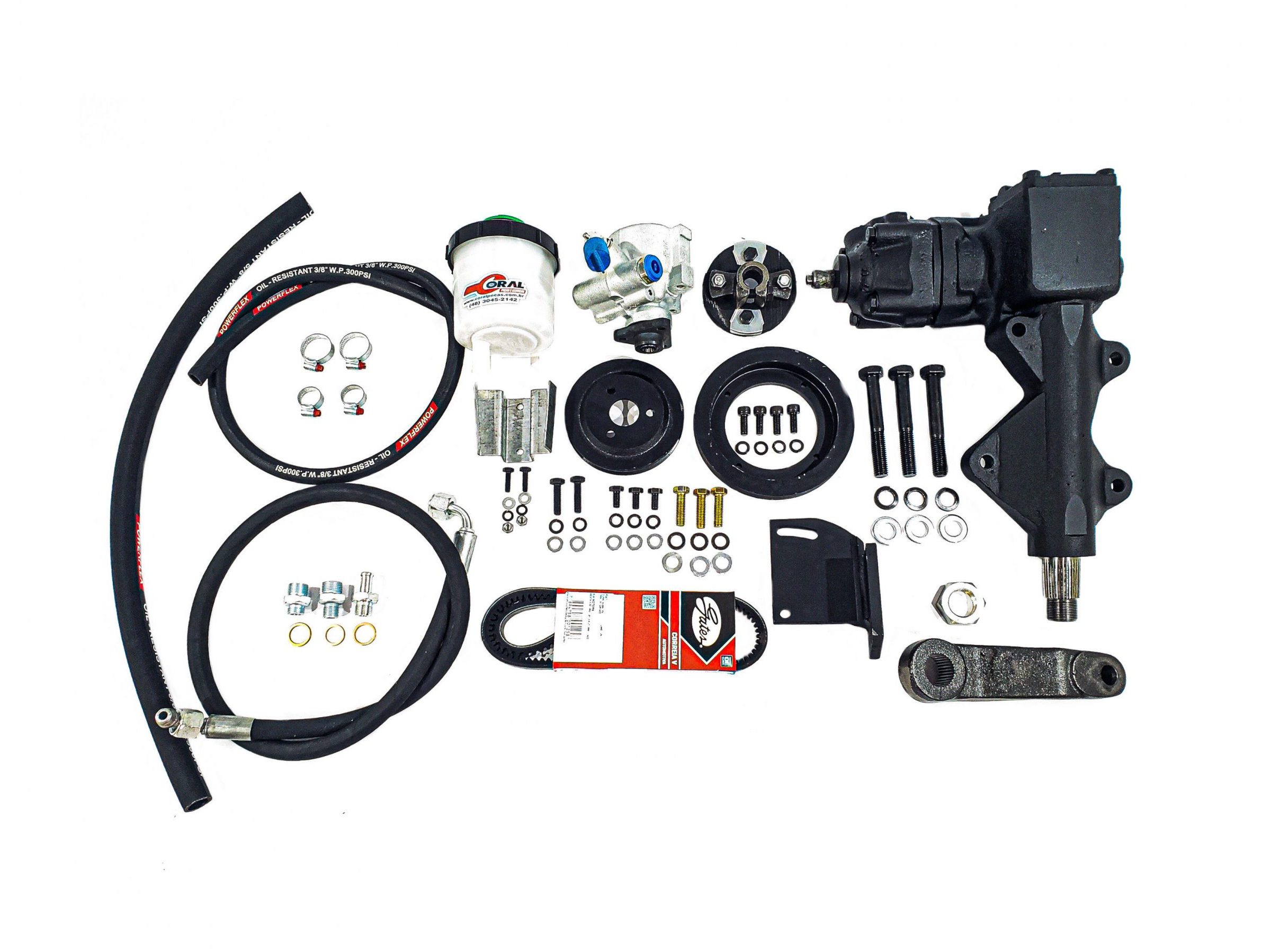 KIT DIREÇÃO HIDRÁULICA FORD F100/F1000 4 CC GASOLINA (2.3 OHC)/ ÁlCOOL