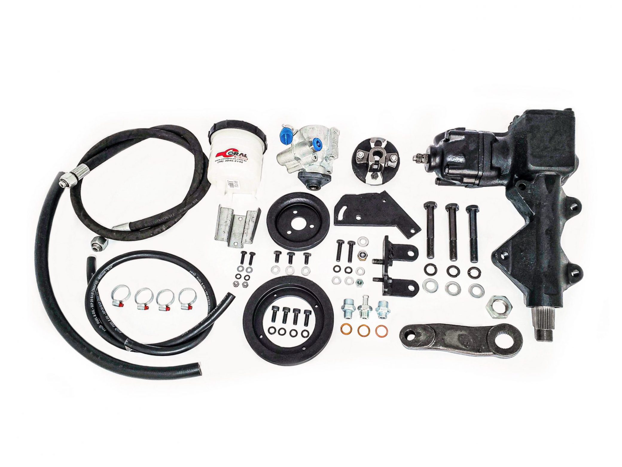 KIT DIREÇÃO HIDRÁULICA F1000/ 100 MOTOR PERKINS 4-236 Q20b